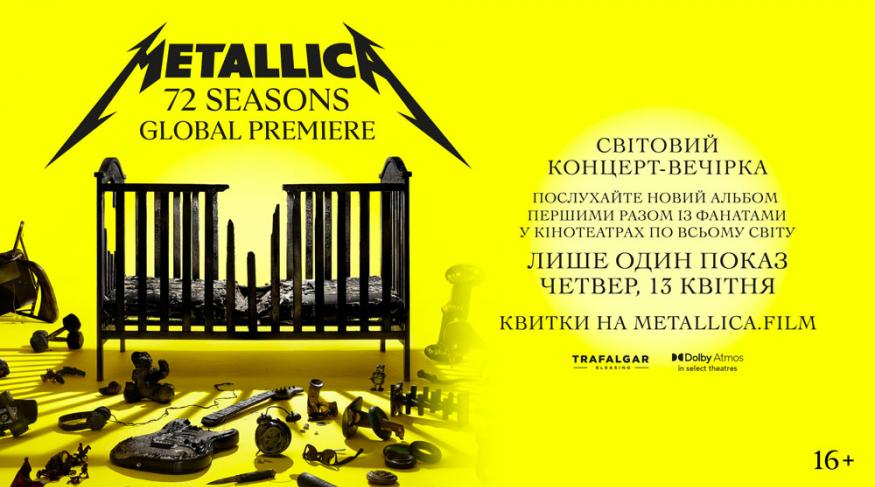 Металліка : 72 сезони – світова прем’єра
