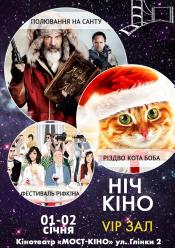 Ніч Кіно "Полювання на Санту + Різдво кота Боба + Фестиваль Ріфкіна"